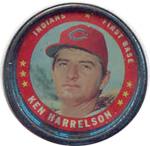 1971 Topps - Coins #134 Ken Harrelson Front