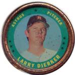 1971 Topps - Coins #141 Larry Dierker Front