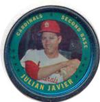 1971 Topps - Coins #39 Julian Javier Front
