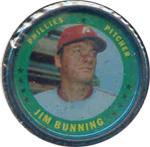 1971 Topps - Coins #3 Jim Bunning Front