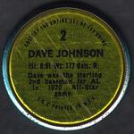 1971 Topps - Coins #2 Dave Johnson Back