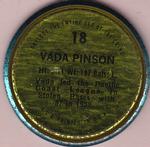 1971 Topps - Coins #18 Vada Pinson Back