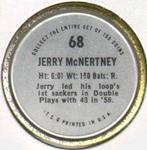 1971 Topps - Coins #68 Jerry McNertney Back