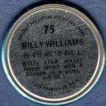 1971 Topps - Coins #75 Billy Williams Back