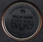 1971 Topps - Coins #93 Willie Davis Back