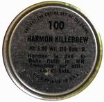 1971 Topps - Coins #100 Harmon Killebrew Back