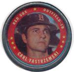 1971 Topps - Coins #58 Carl Yastrzemski Front