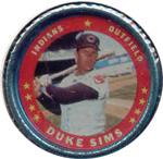 1971 Topps - Coins #66 Duke Sims Front