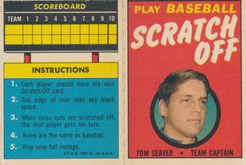 1971 Topps - Scratch-Offs #NNO Tom Seaver  Front