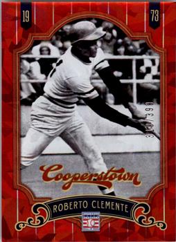 2012 Panini Cooperstown - Crystal Collection Red #18 Roberto Clemente Front