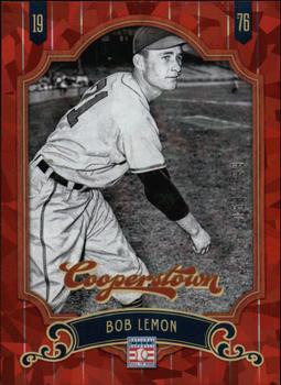 2012 Panini Cooperstown - Crystal Collection Red #76 Bob Lemon Front