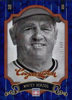 2012 Panini Cooperstown - Crystal Collection Blue #87 Whitey Herzog Front