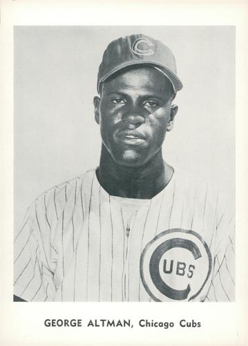 1961 Jay Publishing Chicago Cubs #NNO George Altman Front