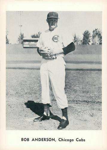 1961 Jay Publishing Chicago Cubs #NNO Bob Anderson Front