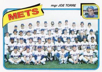 1980 Topps - Team Checklists #259 New York Mets / Joe Torre Front