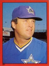1982 Topps - Coming Soon Stickers #231 Jeff Burroughs Front