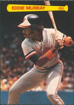 1984 Topps Stickers - The Super Bats #NNO Eddie Murray Front