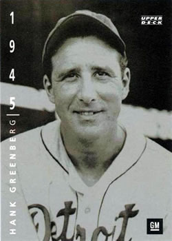 1994 Upper Deck Baseball: The American Epic - GM #4 Hank Greenberg   Front