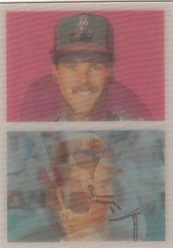 1986 Sportflics #177 Hot Rookies (Stew Cliburn / Brian Fisher / Joe Hesketh / Joe Orsulak / Mark Salas / Larry Sheets) Front