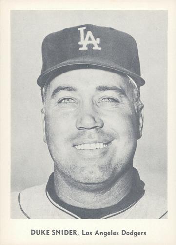 1959 Jay Publishing Los Angeles Dodgers #NNO Duke Snider Front