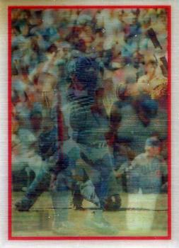1987 Sportflics #151 Gary Carter / Tony Pena / Mike Scioscia Front