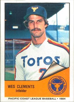 1984 Cramer Tucson Toros #53 Wes Clements Front