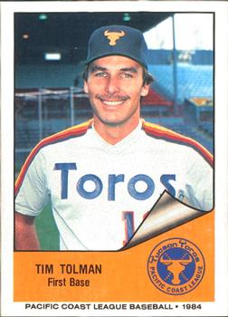 1984 Cramer Tucson Toros #57 Tim Tolman Front