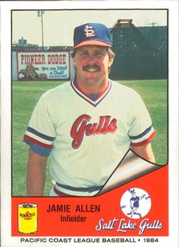 1984 Cramer Salt Lake City Gulls #182 Jamie Allen Front