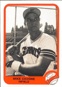 1984 Cramer Everett Giants #3 Mike Cicione Front