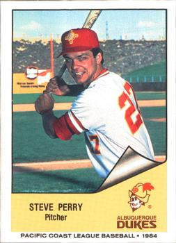 1984 Cramer Albuquerque Dukes #154 Steve Perry Front