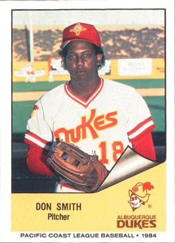 1984 Cramer Albuquerque Dukes #155 Don Smith Front