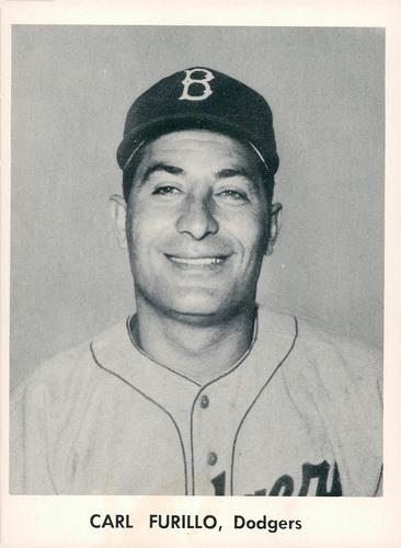 1956 Jay Publishing Brooklyn Dodgers #NNO Carl Furillo Front