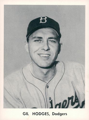 1956 Jay Publishing Brooklyn Dodgers #NNO Gil Hodges Front