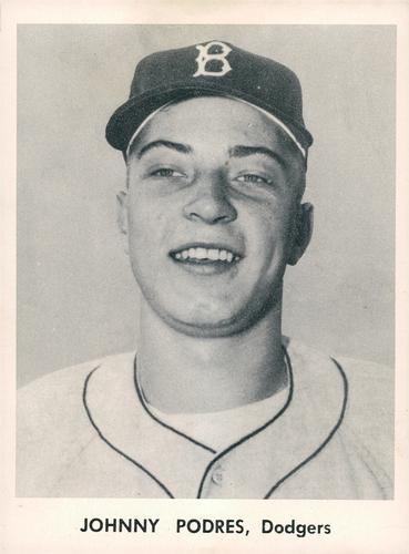 1956 Jay Publishing Brooklyn Dodgers #NNO Johnny Podres Front