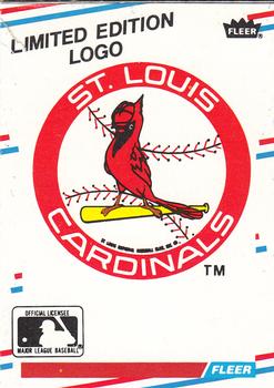 1988 Fleer - Box Bottom Panels Singles #C-1 St. Louis Cardinals Logo Front