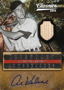 2014 Panini Classics - Legendary Lumberjacks Bats Signatures #1 Al Kaline Front