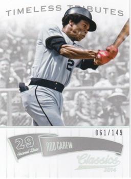 2014 Panini Classics - Timeless Tributes Silver #114 Rod Carew Front