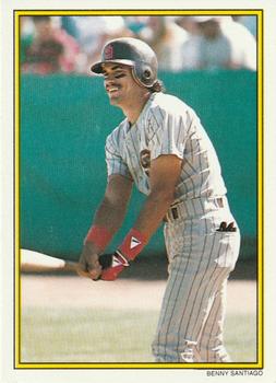 1989 Topps - 1989 All-Star Set Collector's Edition (Glossy Send-Ins) #15 Benny Santiago Front