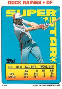 1990 Topps Stickers #23 / 186 Craig Biggio / Terry Steinbach Back