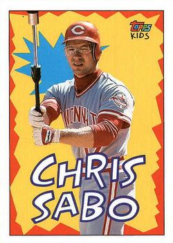 1992 Topps Kids #39 Chris Sabo Front