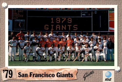 1992 AT&T San Francisco Giants Postcards #NNO 1979 Team Photo Front
