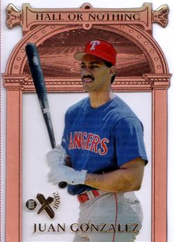1997 SkyBox E-X2000 - Hall or Nothing #13 Juan Gonzalez Front