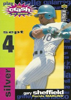 1995 Collector's Choice - You Crash the Game Silver #CG18 Gary Sheffield Front