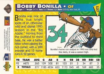 1994 Upper Deck Fun Pack #127 Bobby Bonilla Back