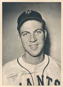 1948 New York Giants Picture Pack A #NNO Andy Hansen Front