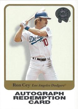 2001 Fleer Greats of the Game - Autographs Redemptions #NNO Ron Cey Front