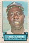 1969 Topps Stamps #NNO Hank Aaron Front