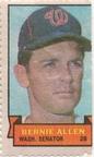 1969 Topps Stamps #NNO Bernie Allen Front