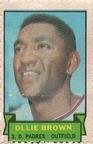 1969 Topps Stamps #NNO Ollie Brown Front