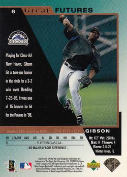 1997 SP #6 Derrick Gibson Back